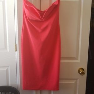 Coral Midi Dress